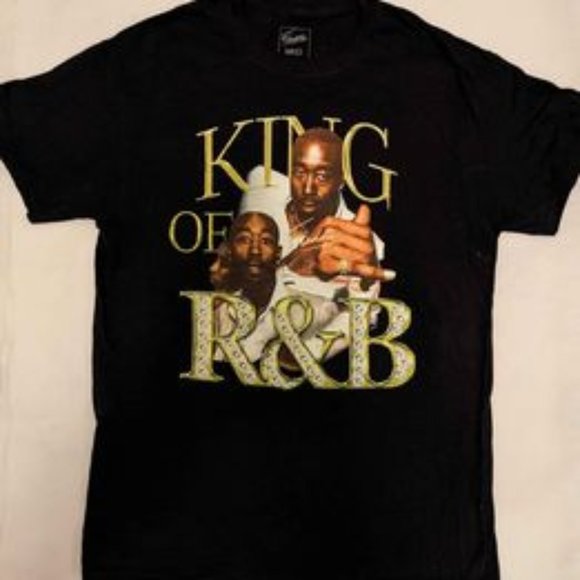 King of R&B Black Short sleeve t-shirt - M - Picture 1 of 2